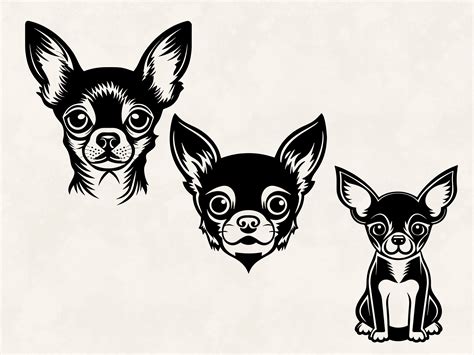 Chihuahua SVG Silhouette for Commercial Use SVG Bundle - Etsy