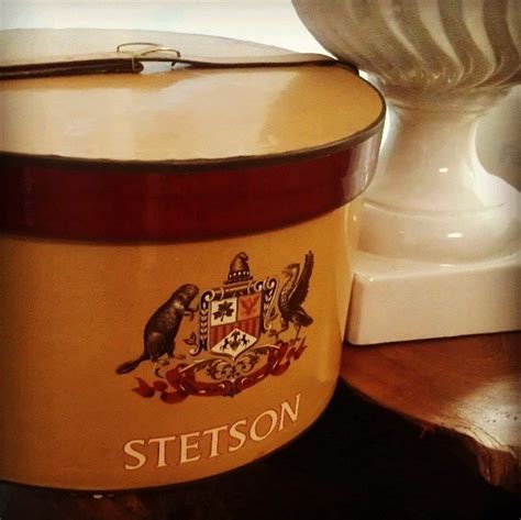 Vintage Stetson Hat Box, packaging as office decor. Vintage Hat Boxes ...