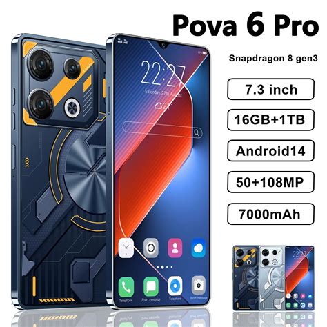 Pova Tel Fono Inteligente Pro Original Smartphone G De Pulgadas