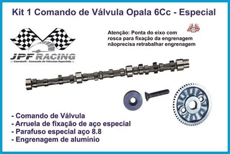 Comando Valvula Esportivo Opala 6cc 260s eng Cdv fx Frete grátis