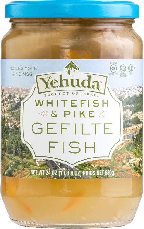 Yehuda White & Pike Gefilte Fish - Not Gebrokts - Kayco