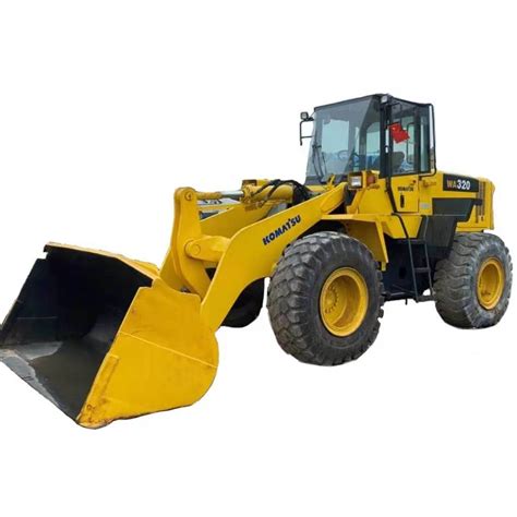 Used Japan Original Komatsuu Wa320 Loader Medium Loader For Sale Wheel