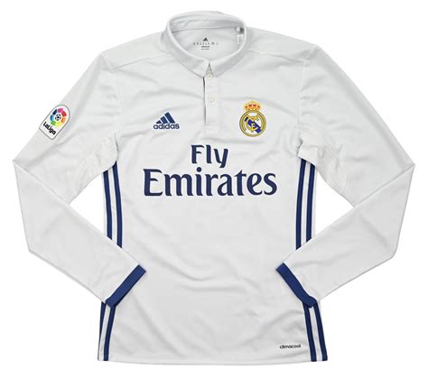 2016 17 Real Madrid Shirt Longsleeve Xs Football Soccer European