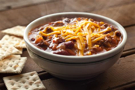 Chili Recipe Crock Pot Easy Beef With Beans Vegetarian Photos Pics