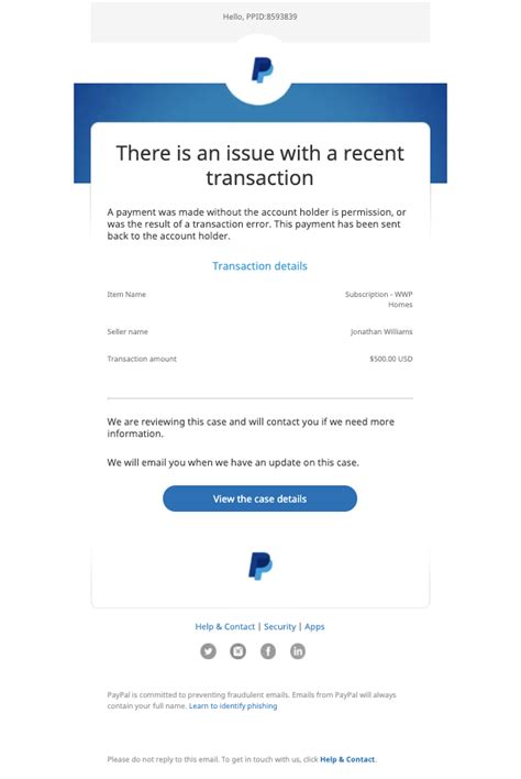 Paypal Phishing Email Scams 2021 How To Stay Off The Hook Hoxhunt