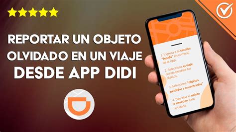 Cómo Reportar un Objeto Olvidado o Perdido en un Viaje Desde mi App