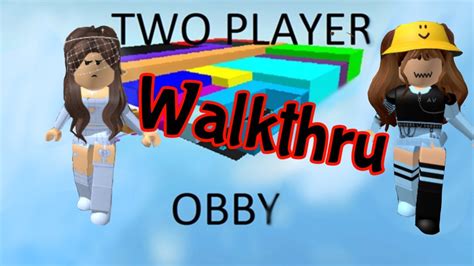 Roblox 2 Player Obby Walkthrough 2021 Youtube