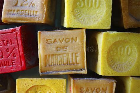 Traditional French Marseille`s Soap Editorial Stock Image - Image of ...