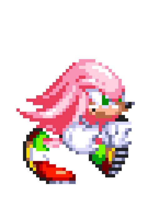 Running Super Knuckles Classic Sprite By Someoman On Deviantart