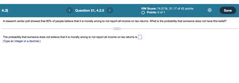 Solved A Research Center Poll Showed That 80 Of People