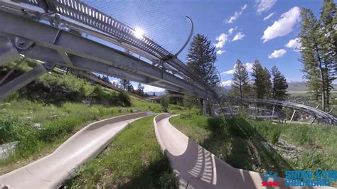 Alpine Slide Snow King Mountain Youtube