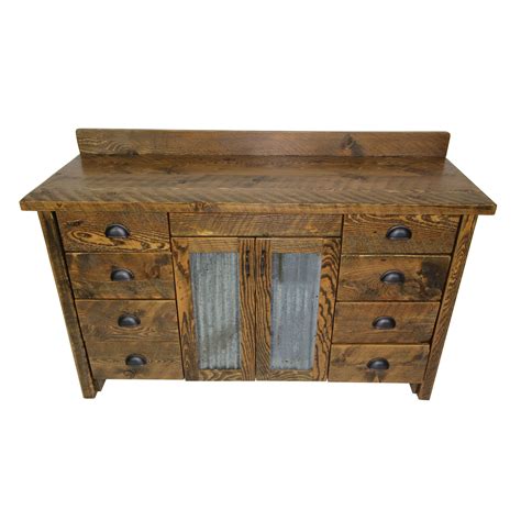 Rustic Wood Bathroom Vanity | Four Corner Furniture | Bozeman MT