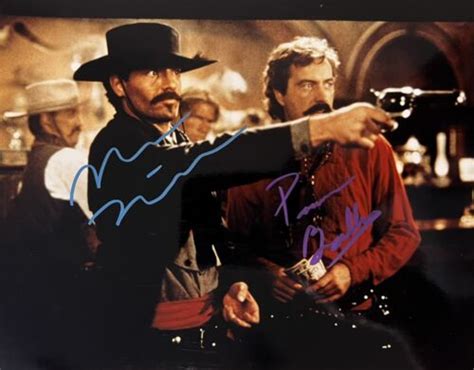 Tombstone Signed Photo Wcoa Michael Biehn Powers Boothe Autograph