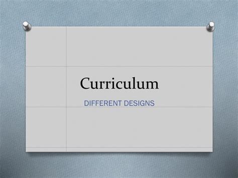 Ppt Curriculum Powerpoint Presentation Free Download Id6102502