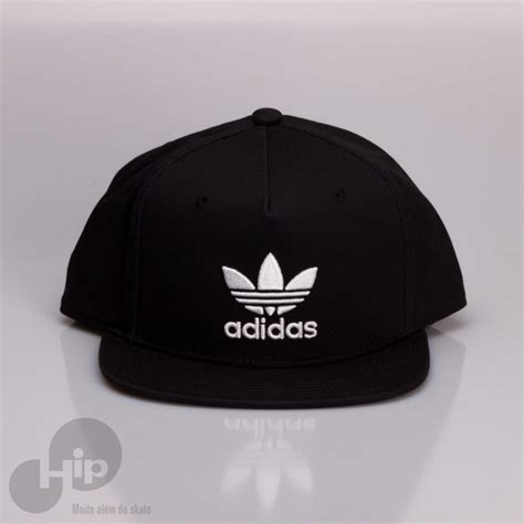 Bon Adidas Trefoil Trucker Preto Loja Hip