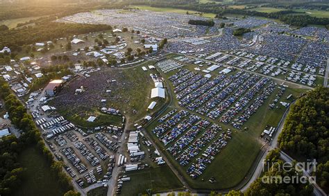 Bonnaroo Music Festival Aerial Photo Photograph by David Oppenheimer | Pixels