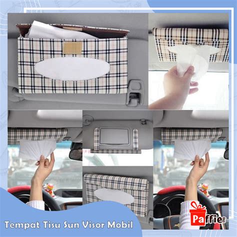 Jual Tempat Tisu Sun Visor Mobil Model Jepit Cars Sunvisor Tissue