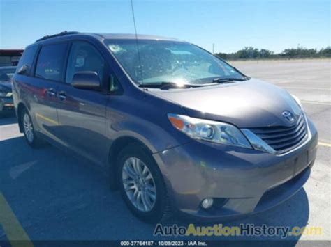 Tdyk Dc Es Toyota Sienna Xle V Passenger View History And