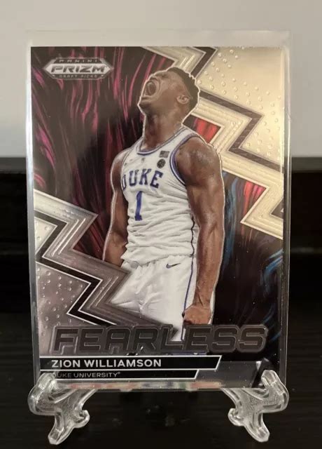 Panini Prizm Draft Picks Zion Williamson Fearless Eur