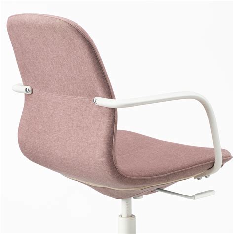 LÅngfjÄll Conference Chair With Armrests Gunnared Light Brown Pinkwhite 67x67 Cm Ikea Latvija