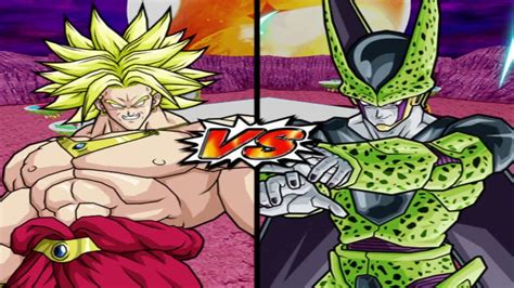 Dragon Ball Z Budokai Tenkaichi 4 Broly Legendary SSJ Vs Perfect Cell