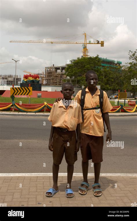 Ghana school uniform hi-res stock photography and images - Alamy