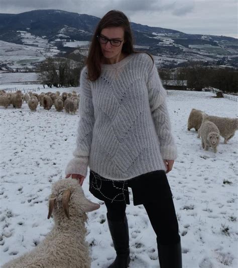 Pull originalité en laine Mohair et Soie Primadonna La Ferme d Amalthée