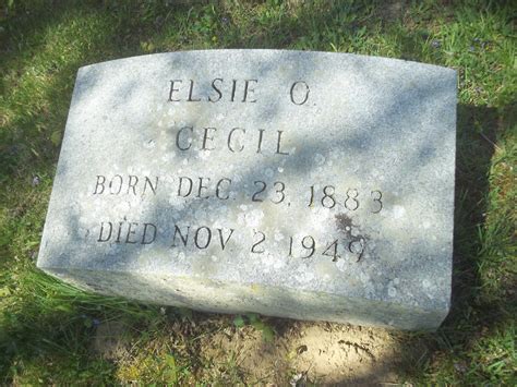 Elsie Orr Cecil 1883 1949 Mémorial Find a Grave