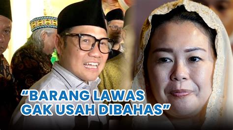 Cak Imin Ogah Jawab Sentilan Pbnu Dan Yenny Wahid Youtube