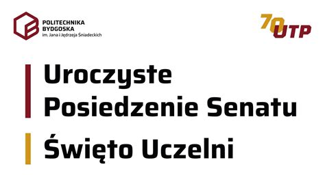 Uroczyste Posiedzenie Senatu UTP 31 08 2021 YouTube