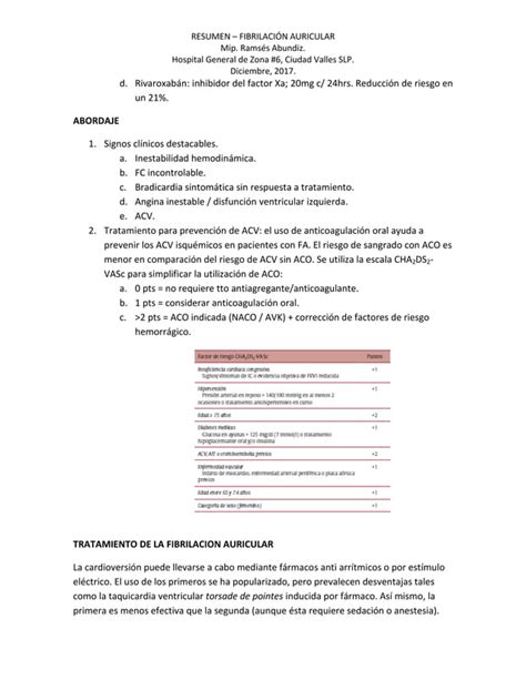 Fibrilacion Auricular Pdf