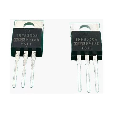 40x Transistor Irfb3306 Mosfet N 160amp 60v Ir Frete grátis