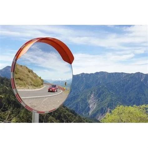 Rks Abs Inch Convex Mirror For Road Safety At Rs In Biaora