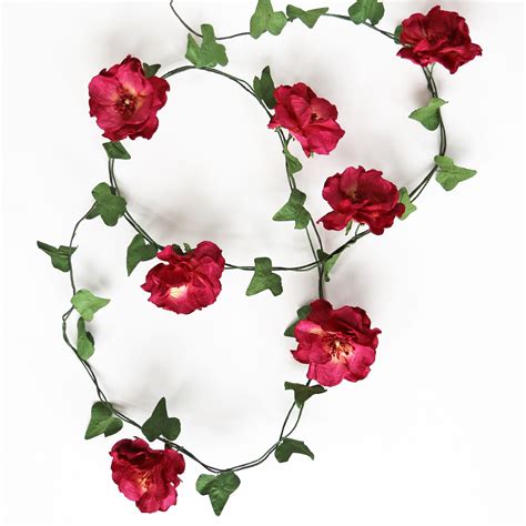 Wild Paper Rose & Ivy Garland | Decoration Weddings, Parties and Events
