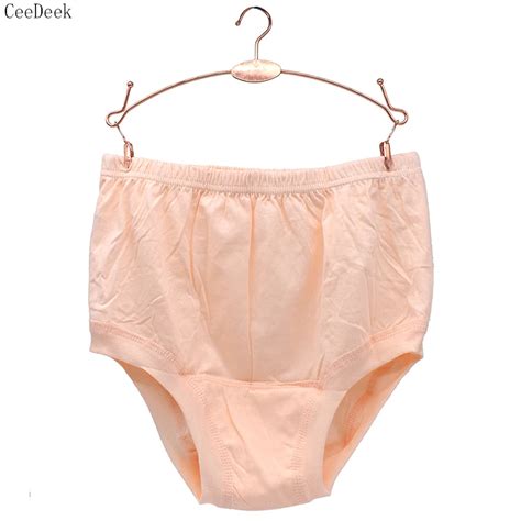 Pure Cotton Women Underwear Big Size High Waist Intimates Female