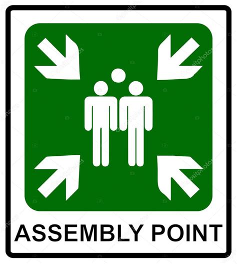 Fire emergency icons. Vector illustration. Fire assembly point. Stock Vector by ©Merly69 102474386