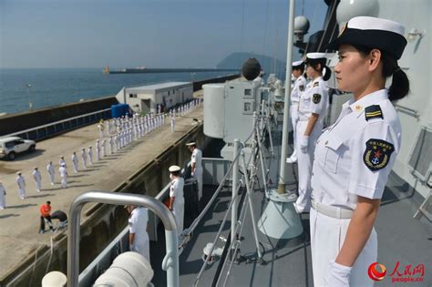 中國海軍第22批護航編隊訪問韓國圖 軍事 人民網