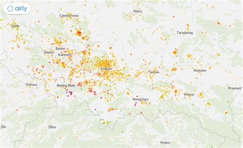 Smog i jakość powietrza dzisiaj Kraków Warszawa Wrocław 15 grudnia