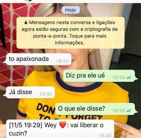 Hoje Mensagens nesta conversa e ligações agora estão seguras a