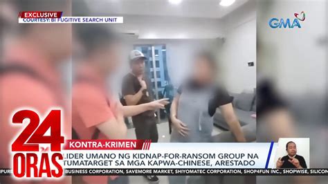 Lider Umano Ng Kidnap For Ransom Group Na Tumatarget Sa Mga Kapwa