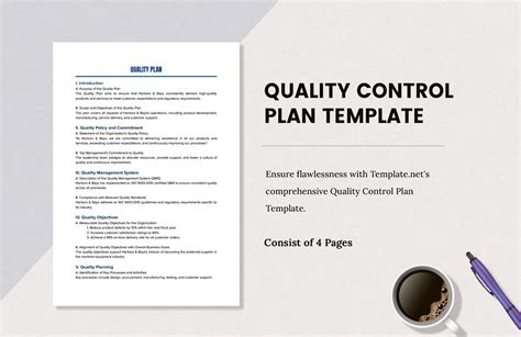 Quality Control Plan Template in Word, PDF, Google Docs - Download | Template.net