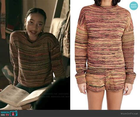 Wornontv Natalies Marled Sweater On Superman And Lois Tayler Buck Clothes And Wardrobe From Tv