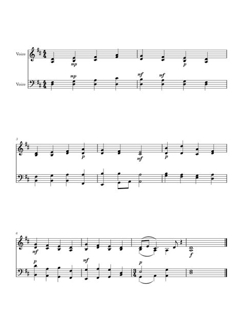 Servant Song Sheet Music For Vocals Woodwind Quartet