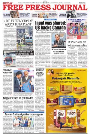 Free Press Journal Free Press Mumbai Epaper Edition Sun 24 Sep 23