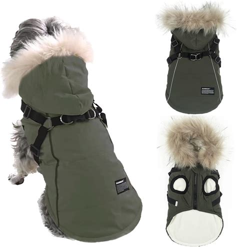 Lairle Hundemantel Winter Hundejacke Hundeweste Kleidung Hundegeschirr