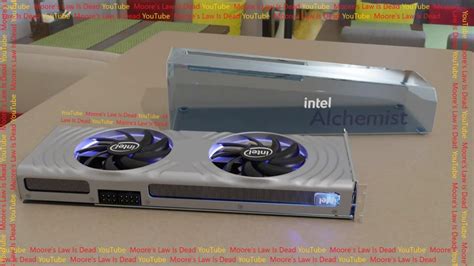 Striking Intel Arc Alchemist Desktop Graphics Card Shimmers In Silver