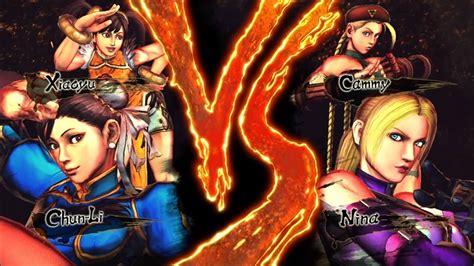 Chunli Xiaoyu Vs Nina Cammy Street Fighter X Tekken Girls Vs Girls