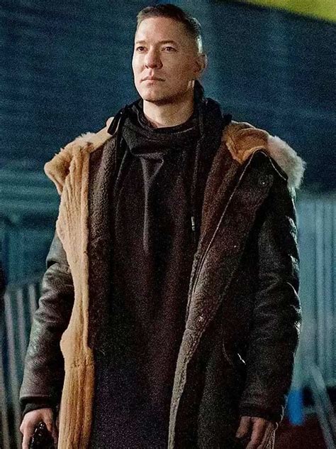 Joseph Sikora Power Book IV Tommy Egan Leather Shearling Coat