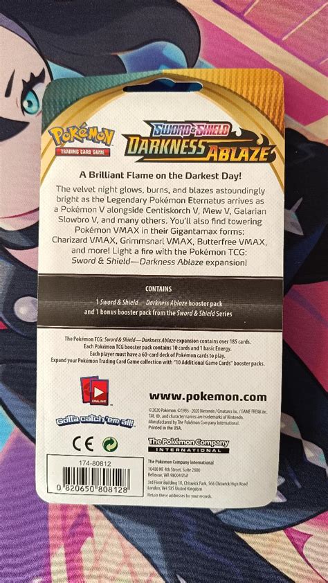 Pok Mon Tcg Darkness Ablaze Bonus Pack Blister Aukro