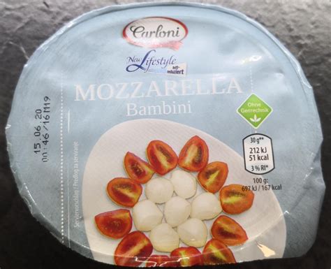 Mozzarella Bambini Light Hofer Kal Rie Kj A Nutri N Hodnoty